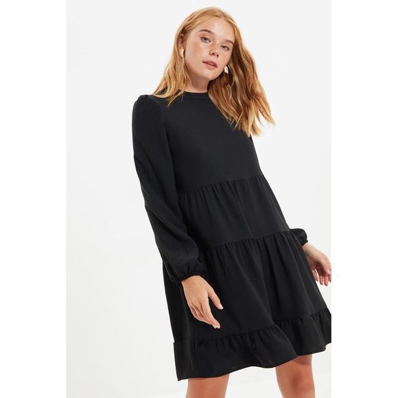 Trendyol Vrouwen Maxi Wrapover Getailleerde Geweven Avondjurk, Damson Kleur, 60 Trendyol Vrouwen Maxi Wrapover Getailleerde Geweven Avondjurk, Damson Kleur, 60